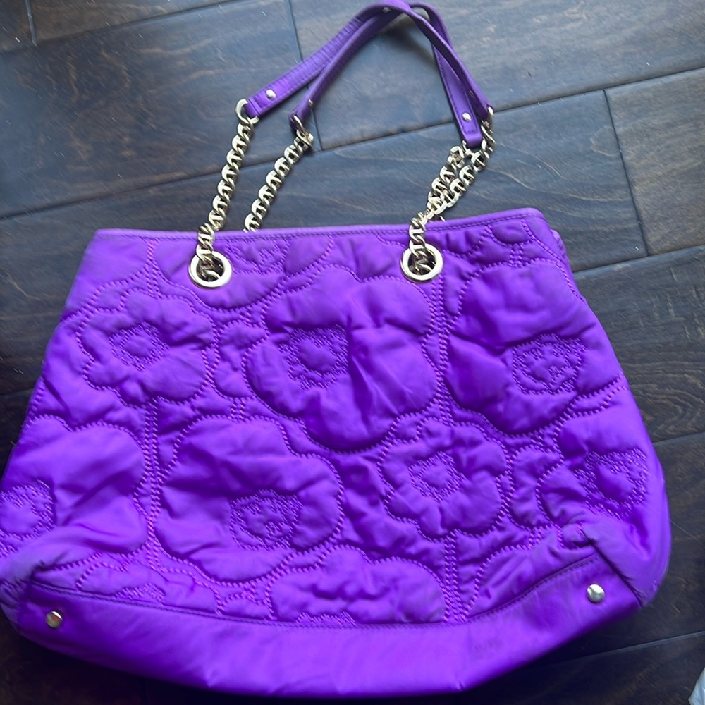 Kate Spade Purple Floral Handbag
